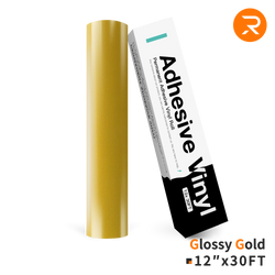 Permanent Adhesive Vinyl Roll - 12"x30 Ft （35 Colors)