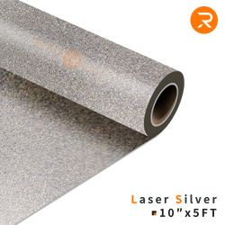 Glitter Heat Transfer Vinyl Roll - 10"x5 Ft (9 Colors)