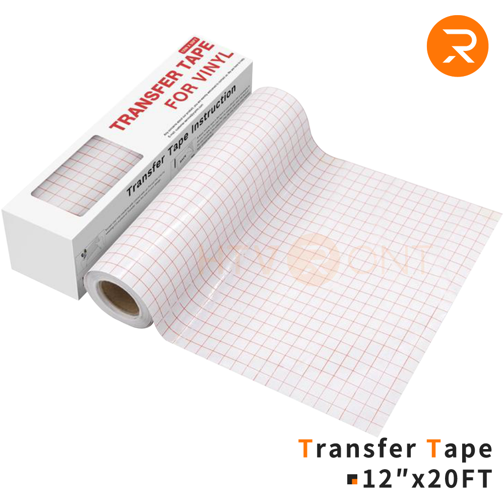 Clear Vinyl Transfer Tape Roll - 12" x 20 Ft