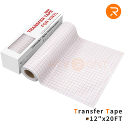 Clear Vinyl Transfer Tape Roll - 12" x 20 Ft