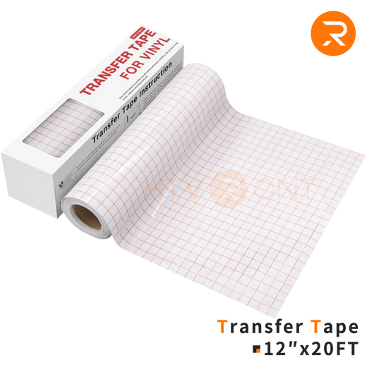 Clear Vinyl Transfer Tape Roll - 12" x 20 Ft