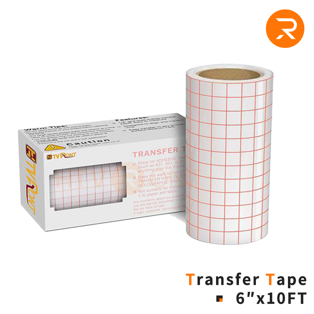 Clear Vinyl Transfer Tape Roll - 6" x 10 Ft