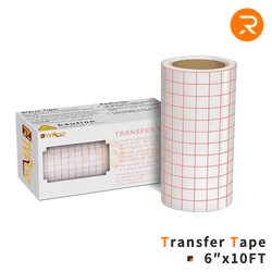 Clear Vinyl Transfer Tape Roll - 6" x 10 Ft