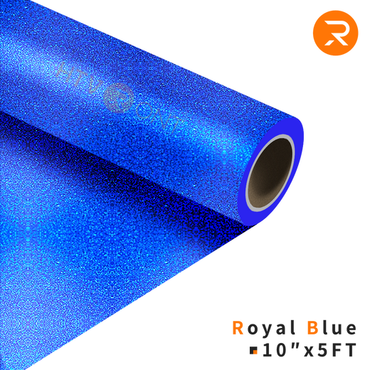Glitter Heat Transfer Vinyl Roll - 10"x5 Ft (9 Colors)