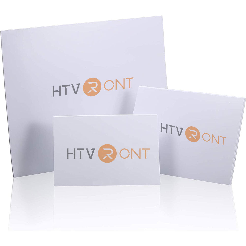 HTVRONT White Photographic Pape (60 Sheets,4 x 6 Inch, 5 x 7 Inch, 8.5 x 11 Inch)