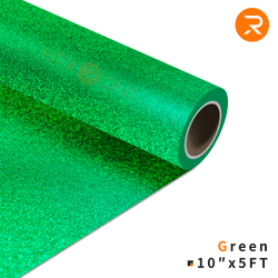 Glitter Heat Transfer Vinyl Roll - 10"x5 Ft (9 Colors)