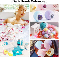 20 Color Bath Bomb Soap Dye Skin Safe Colorant For Making Supplies 0.35 Oz